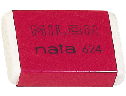 Goma de borrar Milan nata 624